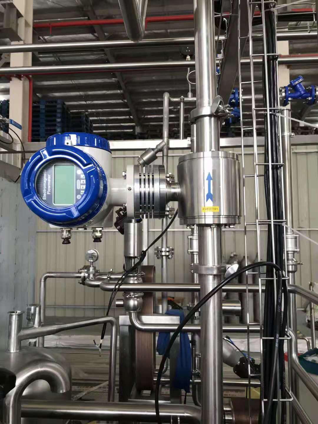 食品飲料行業(yè)-殺菌機(jī)用電磁流量計